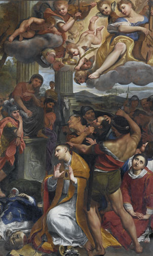 Decollazione di San Gennaro, Domenichino (1634-1641) olio su rame