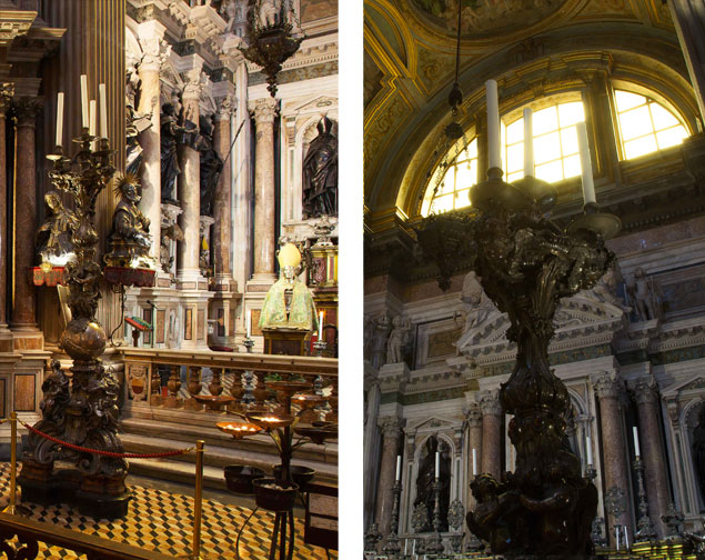 'Splendori' , i candelabri della Cappella di San Gennaro